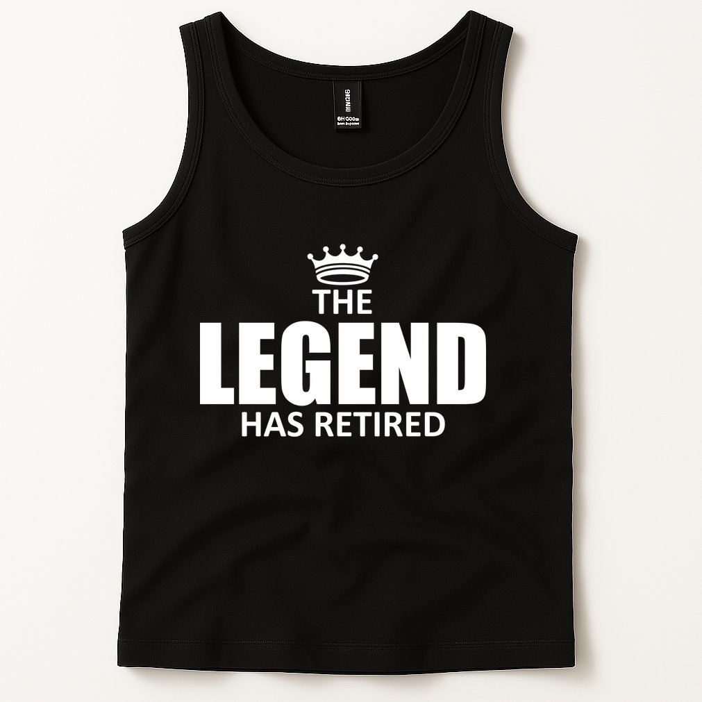 The Legend Has Retired Crown Tank Top