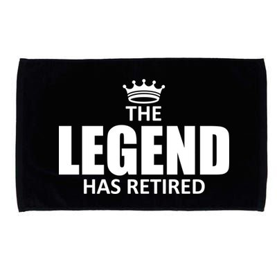 The Legend Has Retired Crown Microfiber Hand Towel