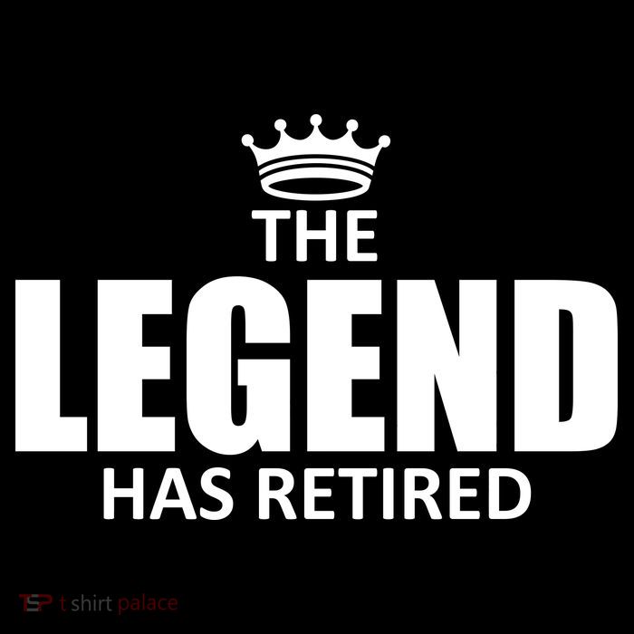 The Legend Has Retired Crown Wool Snapback Cap