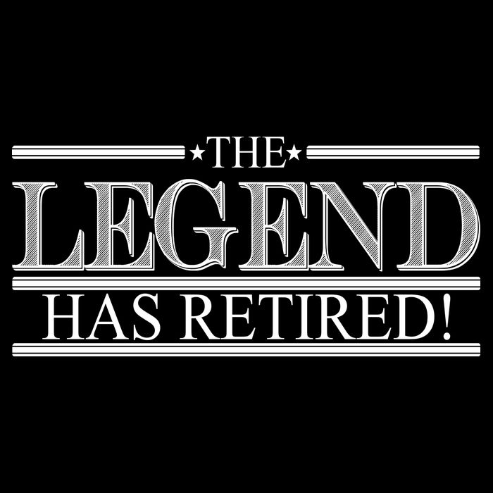 The Legend Has Retired! Funny Retirement  Impact Tech Backpack
