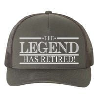 The Legend Has Retired! Funny Retirement  Yupoong Adult 5-Panel Trucker Hat