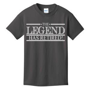 The Legend Has Retired! Funny Retirement  Kids T-Shirt