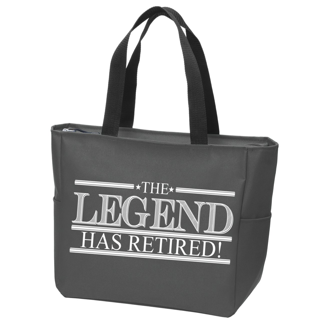 The Legend Has Retired! Funny Retirement  Zip Tote Bag