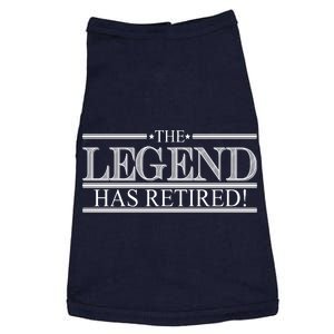 The Legend Has Retired! Funny Retirement  Doggie Tank