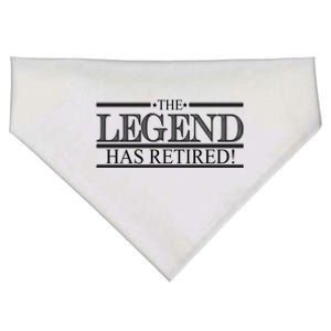 The Legend Has Retired! Funny Retirement  USA-Made Doggie Bandana