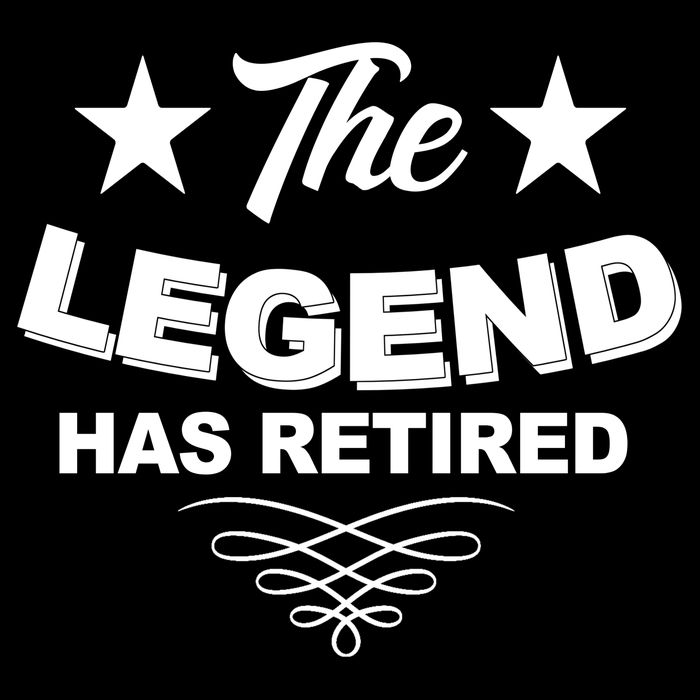 The Legend Has Retired Funny Retirement Gift Backpack
