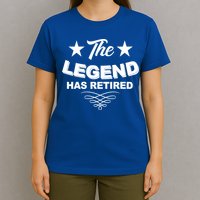 The Legend Has Retired Funny Retirement Gift T-Shirt
