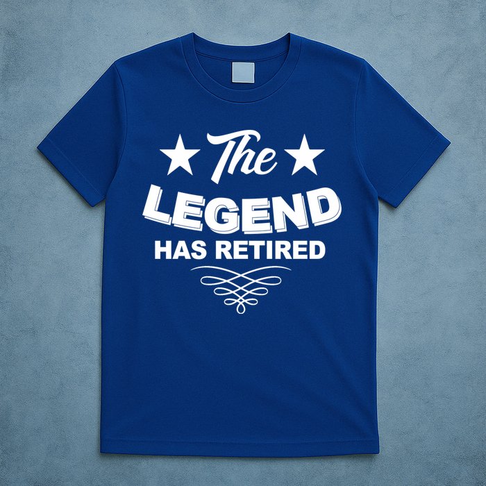 The Legend Has Retired Funny Retirement Gift T-Shirt
