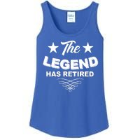 The Legend Has Retired Funny Retirement Gift Ladies Essential Tank