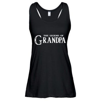 The Legend Of Grandpa Ladies Essential Flowy Tank