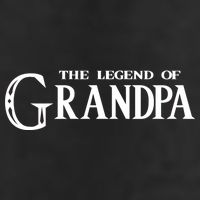 The Legend Of Grandpa Microfiber Hand Towel