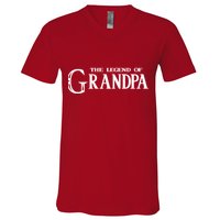 The Legend Of Grandpa V-Neck T-Shirt