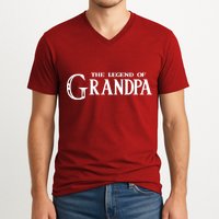 The Legend Of Grandpa V-Neck T-Shirt