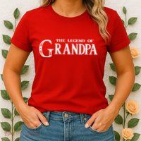 The Legend Of Grandpa Womens T-Shirt