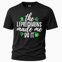 The Leprechauns Made Me Do It Funny Performance Shirt