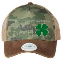 The Leprechauns Made Me Do It Funny Irish Legacy Tie Dye Trucker Hat