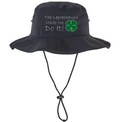 The Leprechauns Made Me Do It Funny Irish Bucket Hat