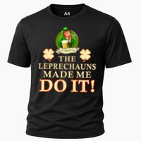 The Leprechauns Made Me Do It Funny Irish St Patrick's Day Performance Shirt