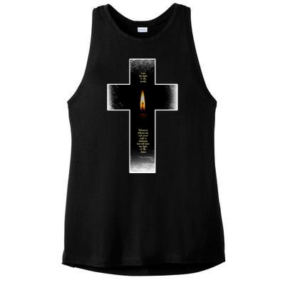 The light of the world Ladies PosiCharge Tri-Blend Wicking Tank