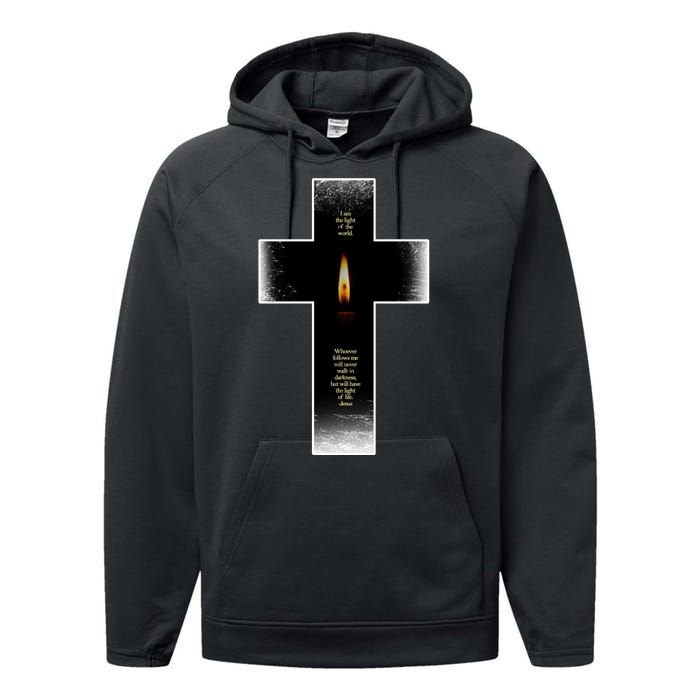 The light of the world Performance Fleece Hoodie