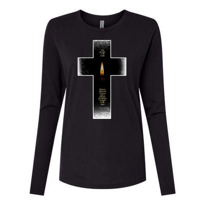 The light of the world Womens Cotton Relaxed Long Sleeve T-Shirt