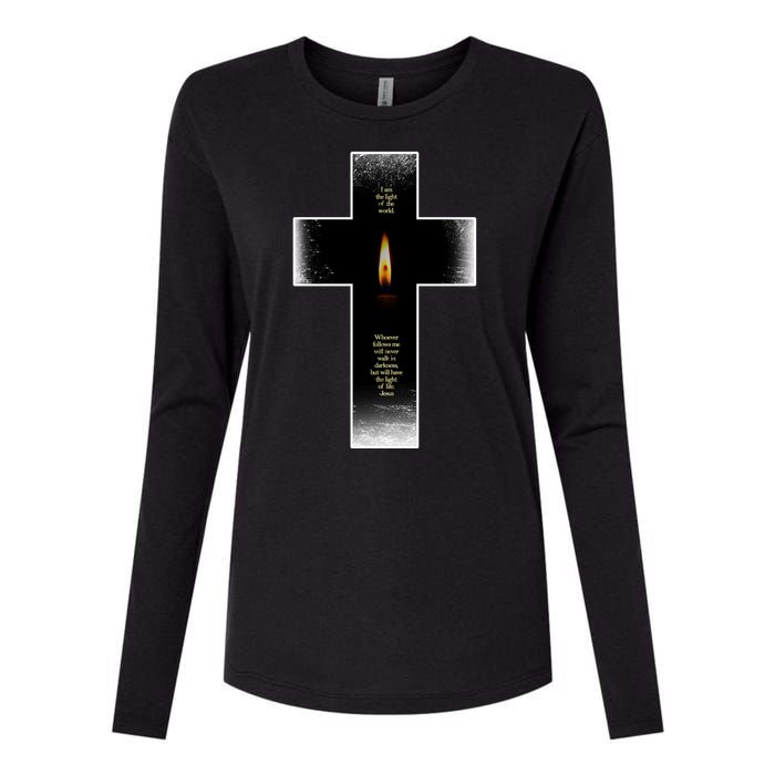 The light of the world Womens Cotton Relaxed Long Sleeve T-Shirt