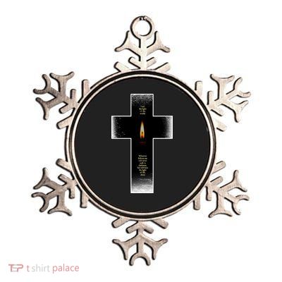 The light of the world Metallic Star Ornament