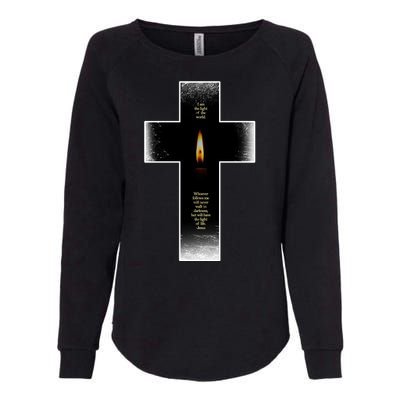 The light of the world Womens California Wash Sweatshirt