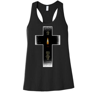 The light of the world Women's Racerback Tank