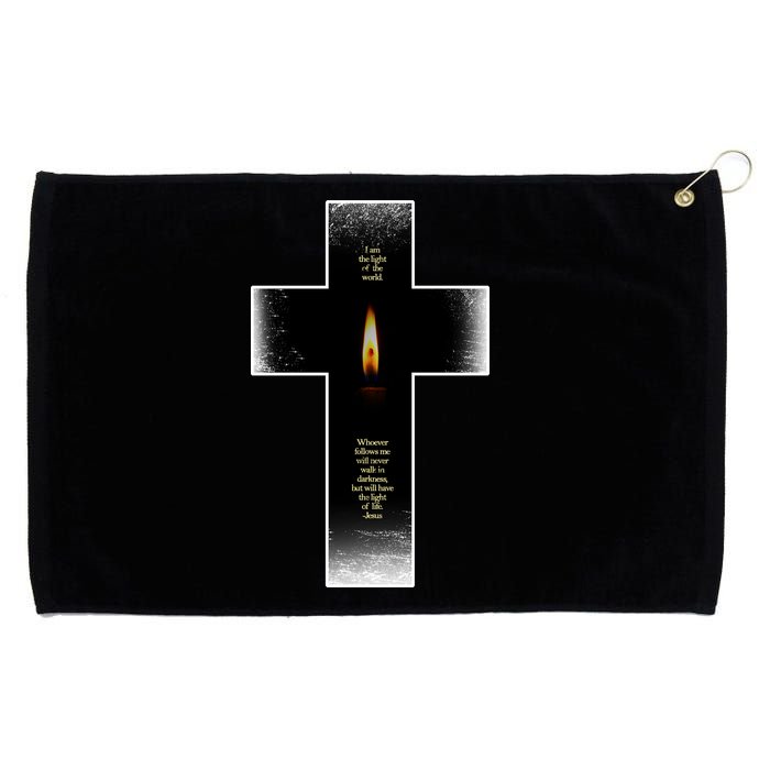 The light of the world Grommeted Golf Towel