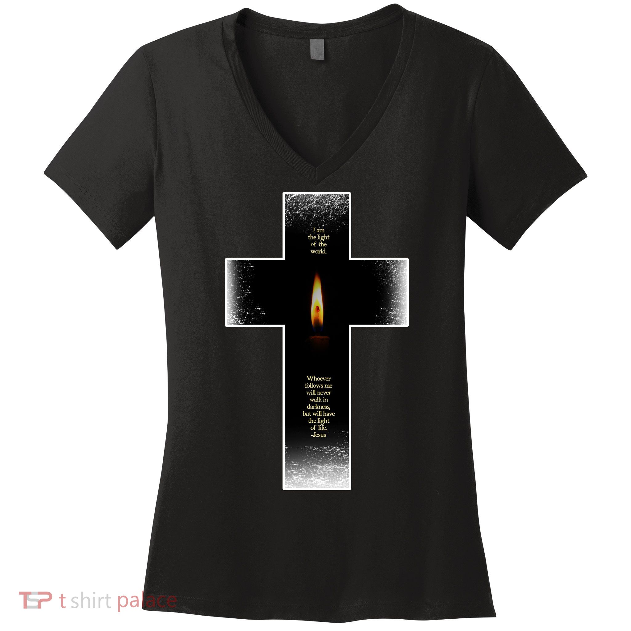 The light of the world Women's V-Neck T-Shirt