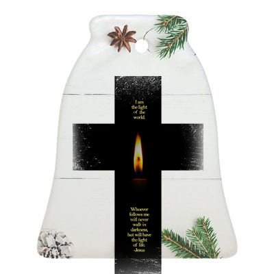 The light of the world Ceramic Bell Ornament