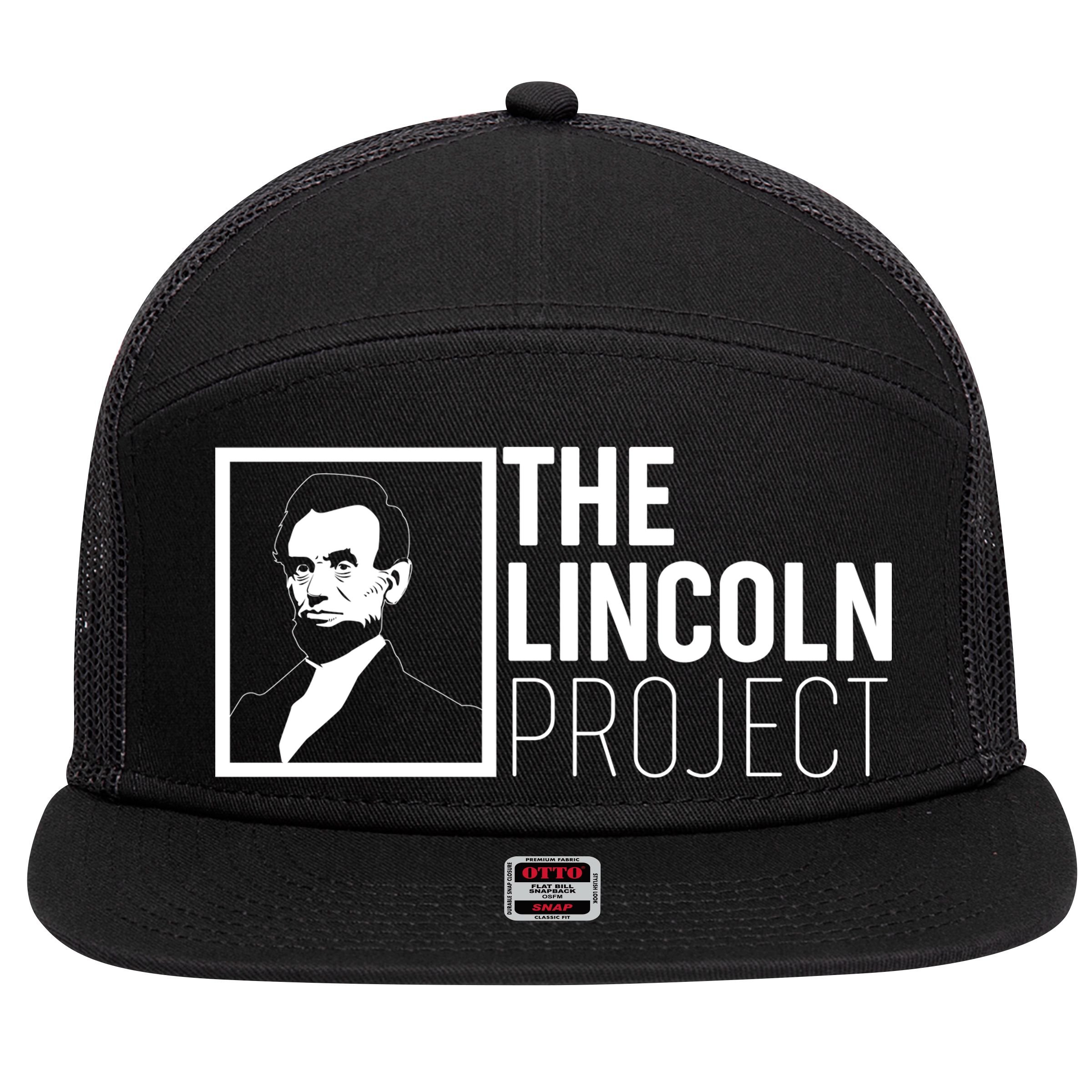 The Lincoln Project 7 Panel Mesh Trucker Snapback Hat