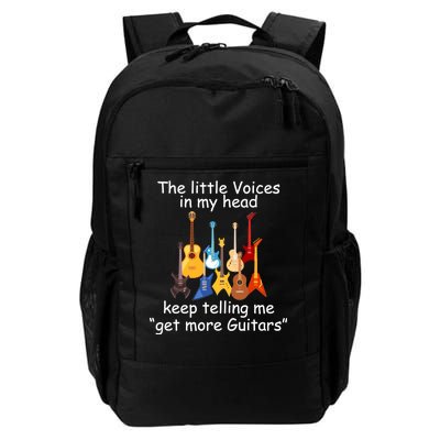 The Little Voices In My Head Say Get More Guitars Daily Commute Backpack