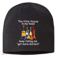 The Little Voices In My Head Say Get More Guitars Sustainable Beanie