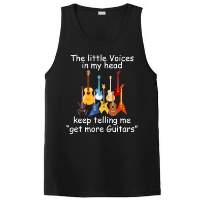 The Little Voices In My Head Say Get More Guitars PosiCharge Competitor Tank