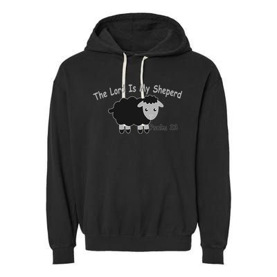 The Lord Is My Shepherd Garment-Dyed Fleece Hoodie