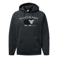 The Lord Is My Shepherd Performance Fleece Hoodie