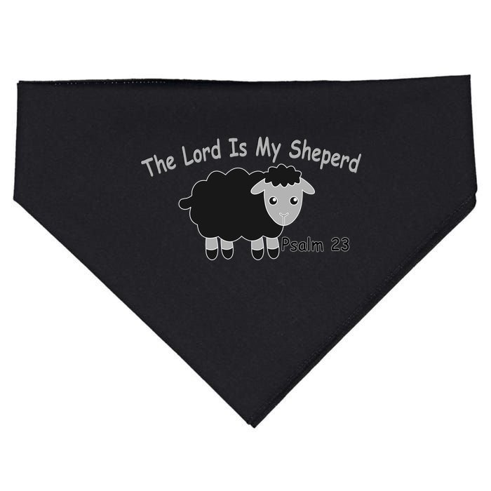 The Lord Is My Shepherd USA-Made Doggie Bandana