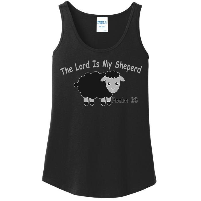 The Lord Is My Shepherd Ladies Essential Tank