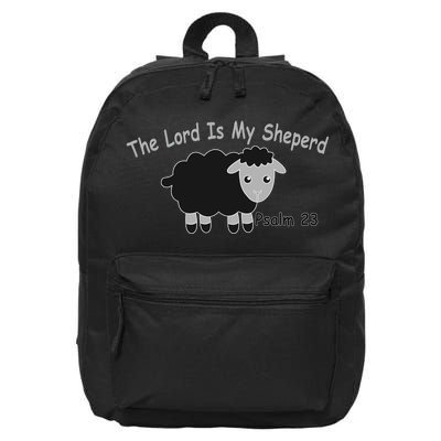 The Lord Is My Shepherd 16 in Basic Backpack