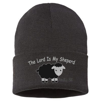 The Lord Is My Shepherd Sustainable Knit Beanie