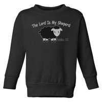 The Lord Is My Shepherd Toddler Sweatshirt