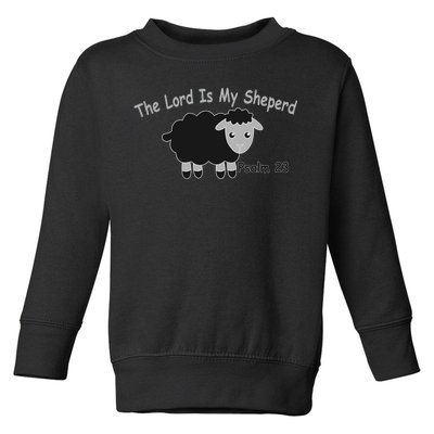 The Lord Is My Shepherd Toddler Sweatshirt