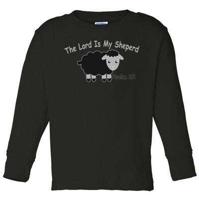 The Lord Is My Shepherd Toddler Long Sleeve Shirt