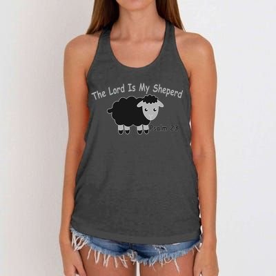 The Lord Is My Shepherd Women's Knotted Racerback Tank