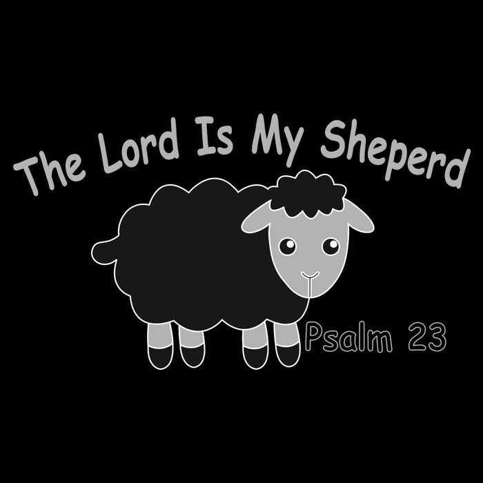 The Lord Is My Shepherd Women's Crop Top Tee