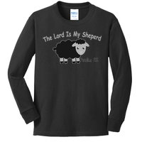 The Lord Is My Shepherd Kids Long Sleeve Shirt