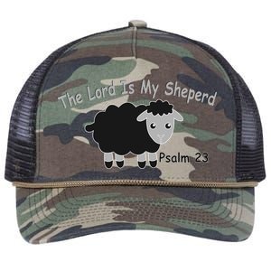 The Lord Is My Shepherd Retro Rope Trucker Hat Cap