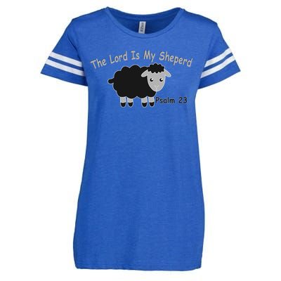 The Lord Is My Shepherd Enza Ladies Jersey Football T-Shirt